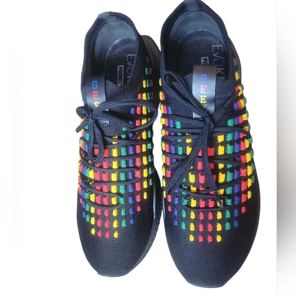 Puma Avid Fusefit Black Multicolor Sneakers Sz9.5 men's